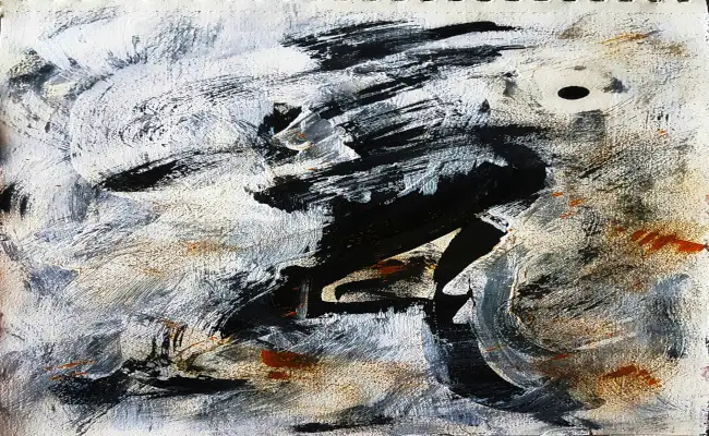 Abstract composition representing balance and calm in everyday lifestyle routines